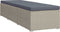 vidaXL - Ligbed - met - kussen - poly - rattan - grijs
