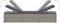 vidaXL - Ligbed - met - kussen - poly - rattan - grijs