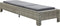 vidaXL - Ligbed - met - kussen - poly - rattan - grijs