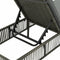 vidaXL - Ligbed - met - kussen - poly - rattan - grijs