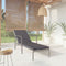 vidaXL - Ligbed - met - kussen - poly - rattan - grijs