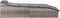 vidaXL - Ligbed - met - kussen - poly - rattan - grijs