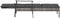 vidaXL - Ligbed - met - kussen - poly - rattan - grijs