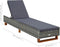 vidaXL - Ligbed - met - kussen - poly - rattan - grijs