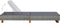 vidaXL - Ligbed - met - kussen - poly - rattan - grijs