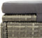 vidaXL - Ligbed - met - kussen - poly - rattan - grijs