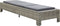 vidaXL - Ligbed - met - kussen - poly - rattan - grijs