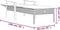 vidaXL - Ligbed - met - kussen - poly - rattan - grijs