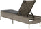 vidaXL - Ligbed - met - kussen - poly - rattan - grijs