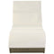 vidaXL - Ligbed - met - kussen - poly - rattan - grijs