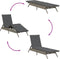 vidaXL - Ligbed - met - kussen - poly - rattan - grijs