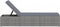 vidaXL - Ligbed - met - kussen - poly - rattan - grijs