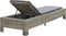vidaXL - Ligbed - met - kussen - poly - rattan - grijs