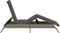 vidaXL - Ligbed - met - kussen - poly - rattan - grijs