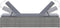 vidaXL - Ligbed - met - kussen - poly - rattan - grijs
