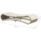 vidaXL - Ligbed - met - kussen - poly - rattan - grijs