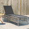vidaXL - Ligbed - met - kussen - poly - rattan - lichtgrijs