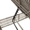vidaXL - Ligbed - met - kussen - poly - rattan - lichtgrijs