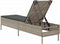 vidaXL - Ligbed - met - kussen - poly - rattan - lichtgrijs