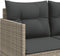 vidaXL - Ligbed - met - kussen poly - rattan - lichtgrijs