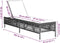 vidaXL - Ligbed - met - kussen - poly - rattan - lichtgrijs