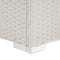 vidaXL - Ligbed - met - kussen - poly - rattan - wit