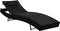 vidaXL - Ligbed - met - kussen - poly - rattan - zwart
