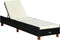 vidaXL - Ligbed - met - kussen - poly - rattan - zwart