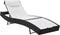 vidaXL - Ligbed - met - kussen - poly - rattan - zwart