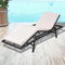 vidaXL - Ligbed - met - kussen - poly - rattan - zwart