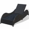 vidaXL - Ligbed - met - kussen - poly - rattan - zwart