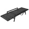 vidaXL - Ligbed - met - kussen - poly - rattan - zwart