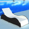 vidaXL - Ligbed - met - kussen - poly - rattan - zwart