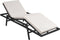 vidaXL - Ligbed - met - kussen - poly - rattan - zwart