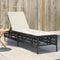 vidaXL - Ligbed - met - kussen - poly - rattan - zwart