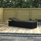 vidaXL - Ligbed - met - kussen - poly - rattan - zwart