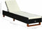 vidaXL - Ligbed - met - kussen - poly - rattan - zwart