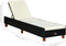 vidaXL - Ligbed - met - kussen - poly - rattan - zwart