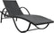 vidaXL - Ligbed - met - kussen - poly - rattan - zwart