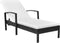 vidaXL - Ligbed - met - kussen - poly - rattan - zwart