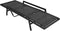 vidaXL - Ligbed - met - kussen - poly - rattan - zwart