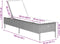 vidaXL - Ligbed - met - kussen - poly - rattan - zwart