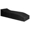 vidaXL - Ligbed - met - kussen - poly - rattan - zwart