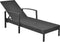 vidaXL - Ligbed - met - kussen - poly - rattan - zwart