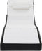 vidaXL - Ligbed - met - kussen - poly - rattan - zwart