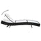 vidaXL - Ligbed - met - kussen - poly - rattan - zwart