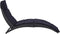 vidaXL - Ligbed - met - kussen - poly - rattan - zwart