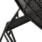 vidaXL - Ligbed - met - kussen - poly - rattan - zwart