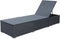vidaXL - Ligbed - met - kussen - poly - rattan - zwart