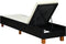 vidaXL - Ligbed - met - kussen - poly - rattan - zwart